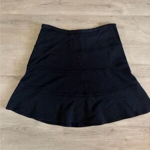 BCBGMaxAzria Black A-Line Skirt